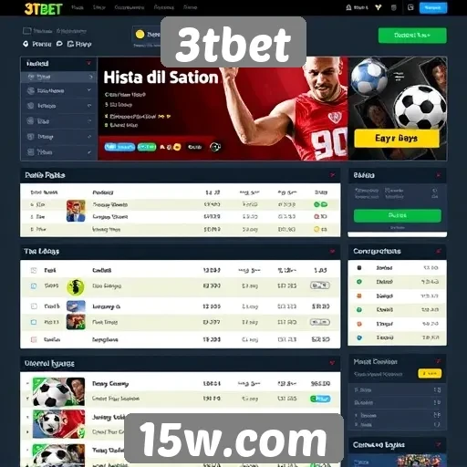 Avaliação da interface do usuário do site 3tbet